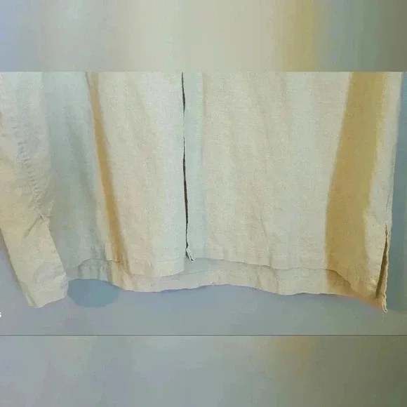 GANT Linen Blend Classic Button Down Mens Shirt With Pocket MENS Size Large - Picture 5 of 7